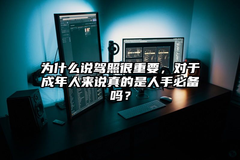 为什么说驾照很重要，对于成年人来说真的是人手必备吗？