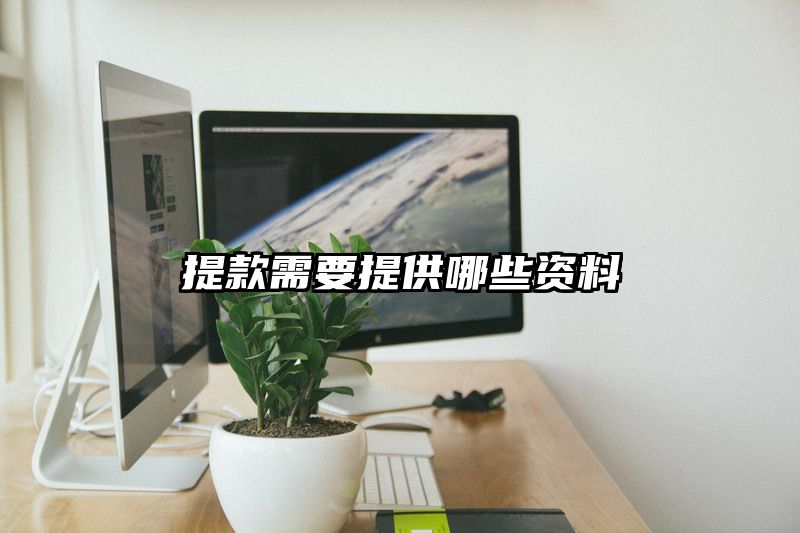 提现需要提供哪些资料