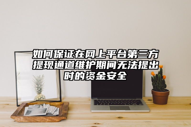 如何保证在网上平台第三方提现通道维护期间无法提出时的资金安全