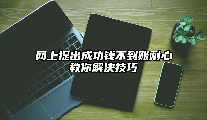 网上提出成功钱不到账耐心教你解决技巧